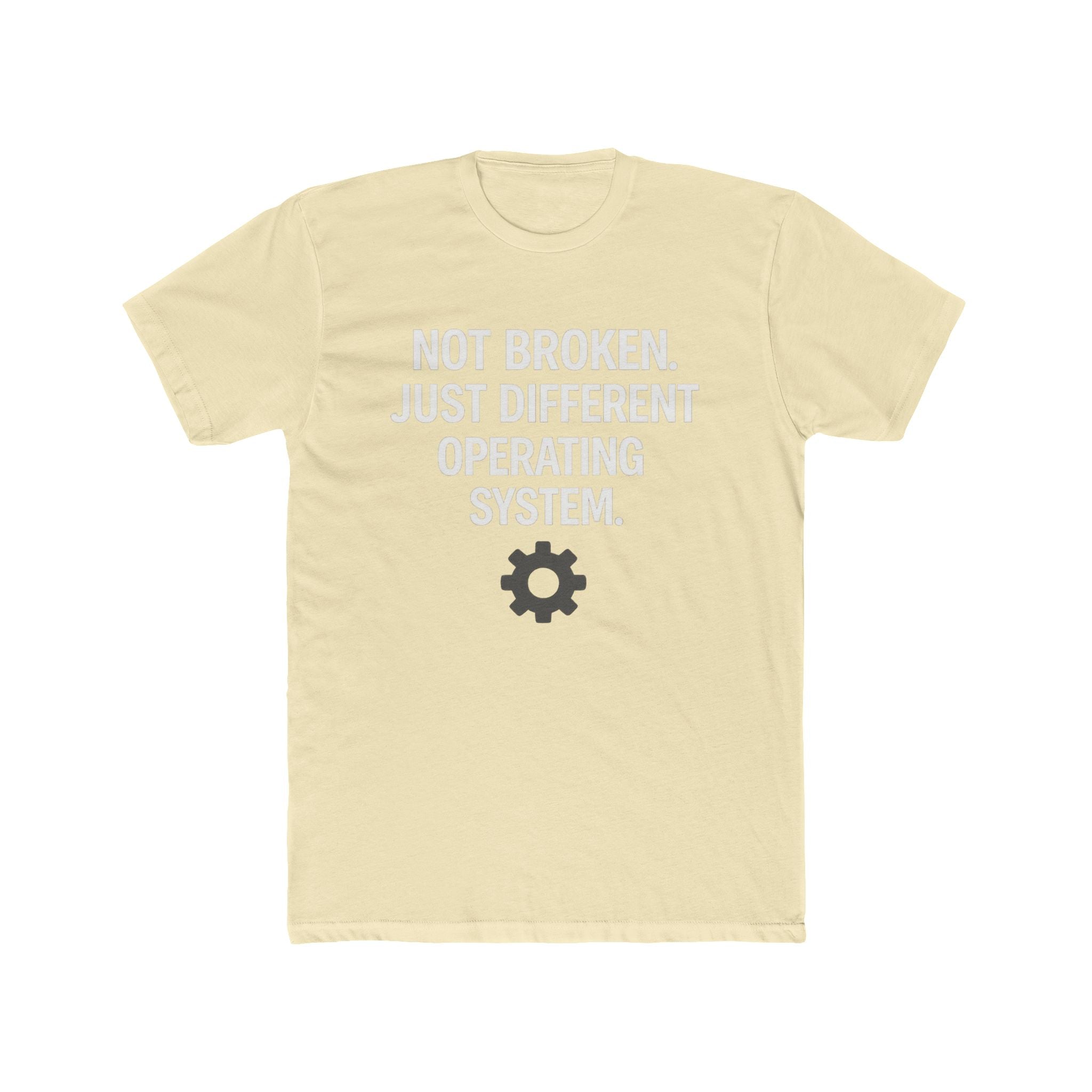 Autism Awareness Tee — "Not Broken, Just Different Operating System" Graphic Shirt
