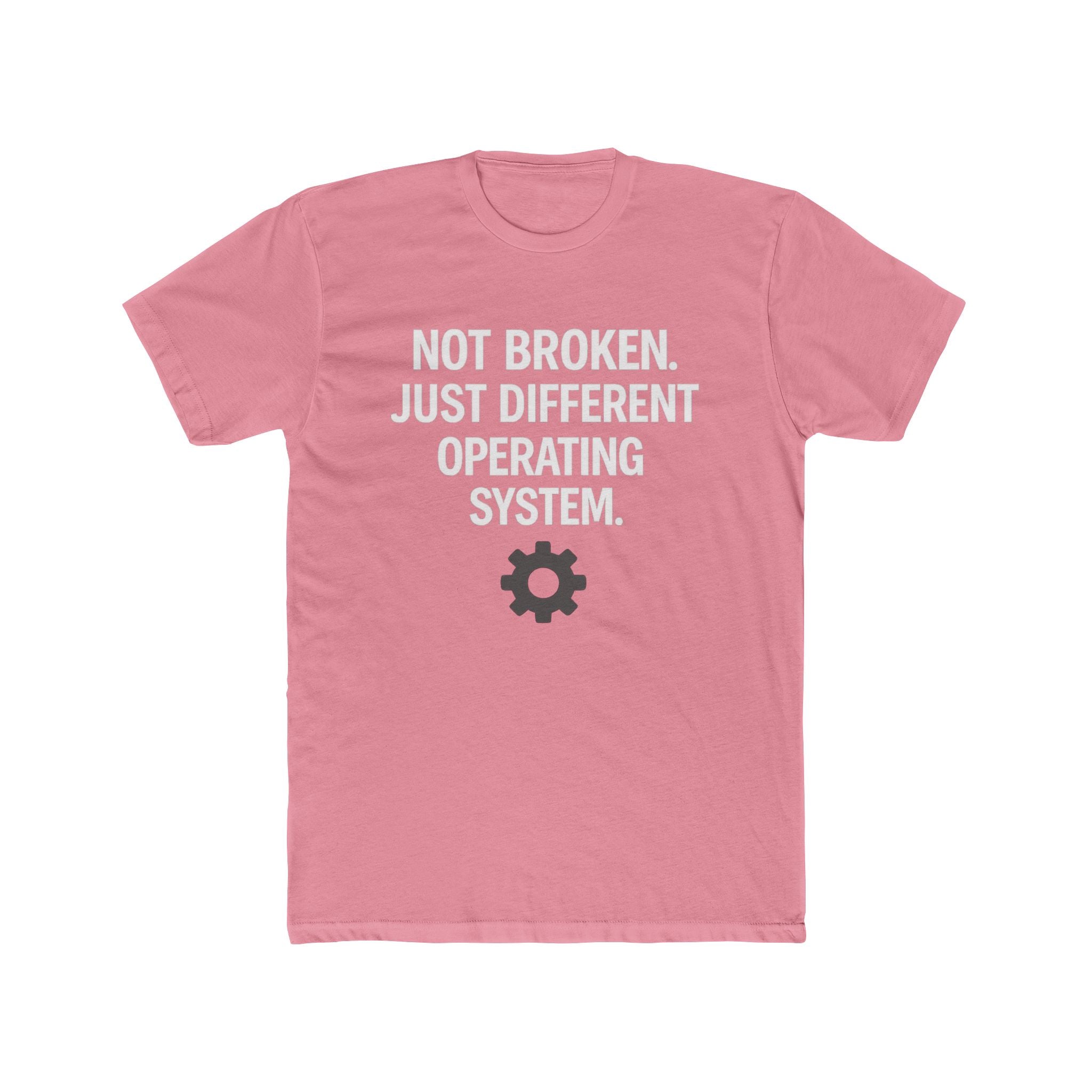 Autism Awareness Tee — "Not Broken, Just Different Operating System" Graphic Shirt