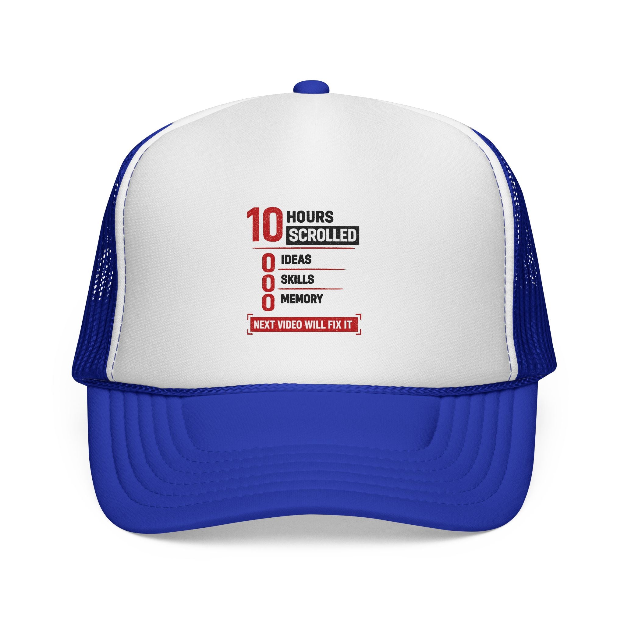 10 Hours Scrolled Trucker Hat
