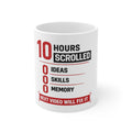 10 Hours Scrolled Coffee Cup