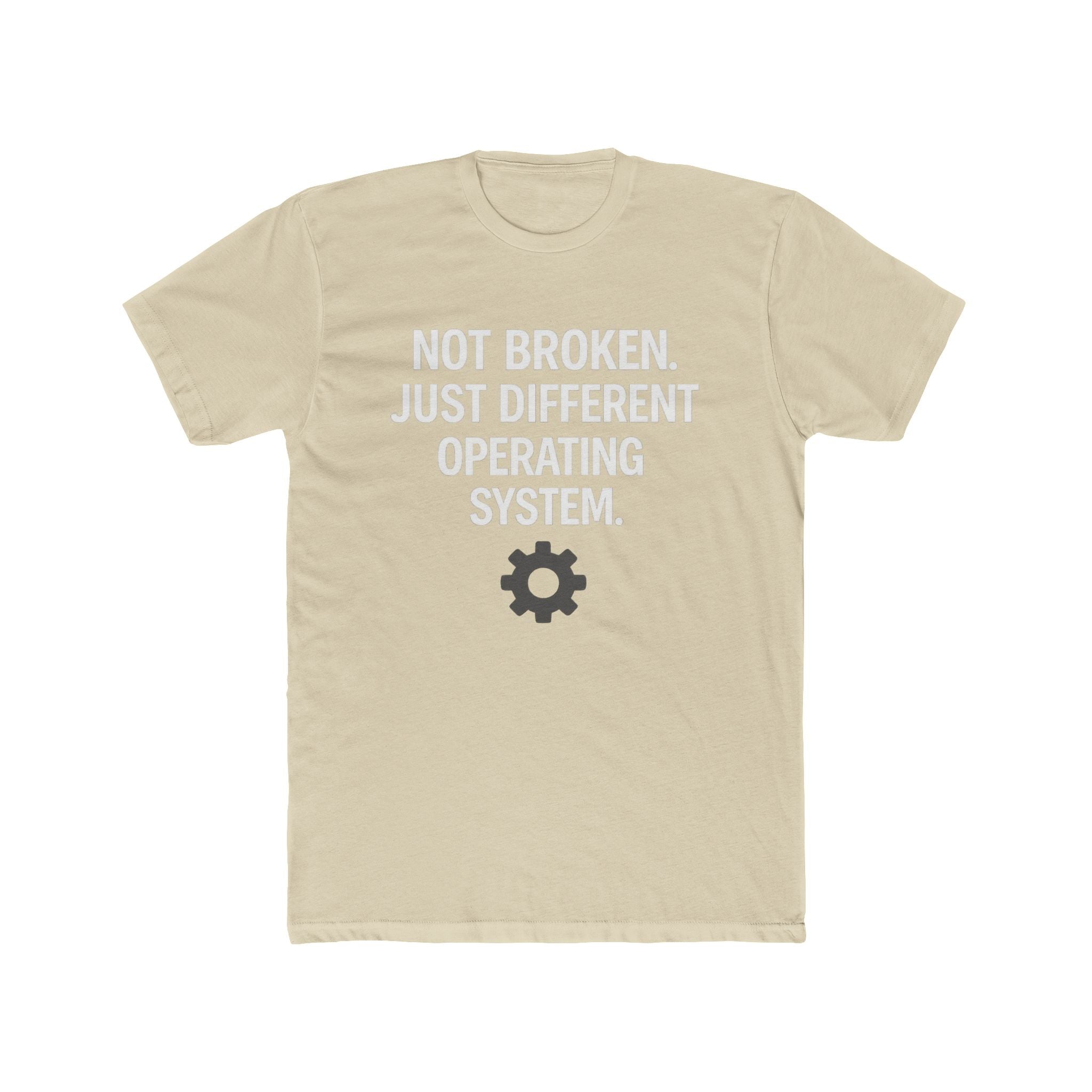 Autism Awareness Tee — "Not Broken, Just Different Operating System" Graphic Shirt